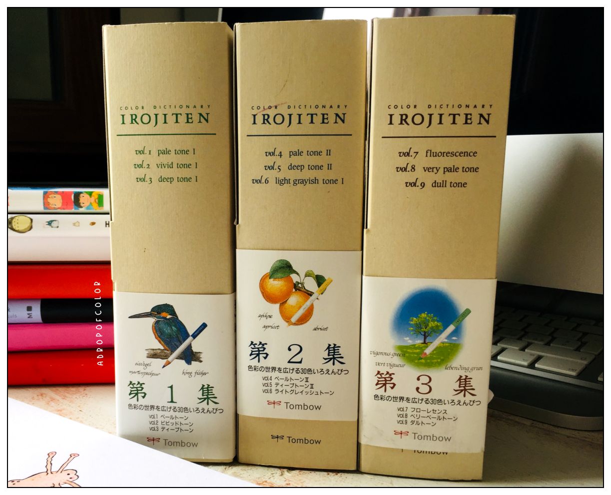 Tombow Irojiten Set completo 90 colori matite colorate professionali