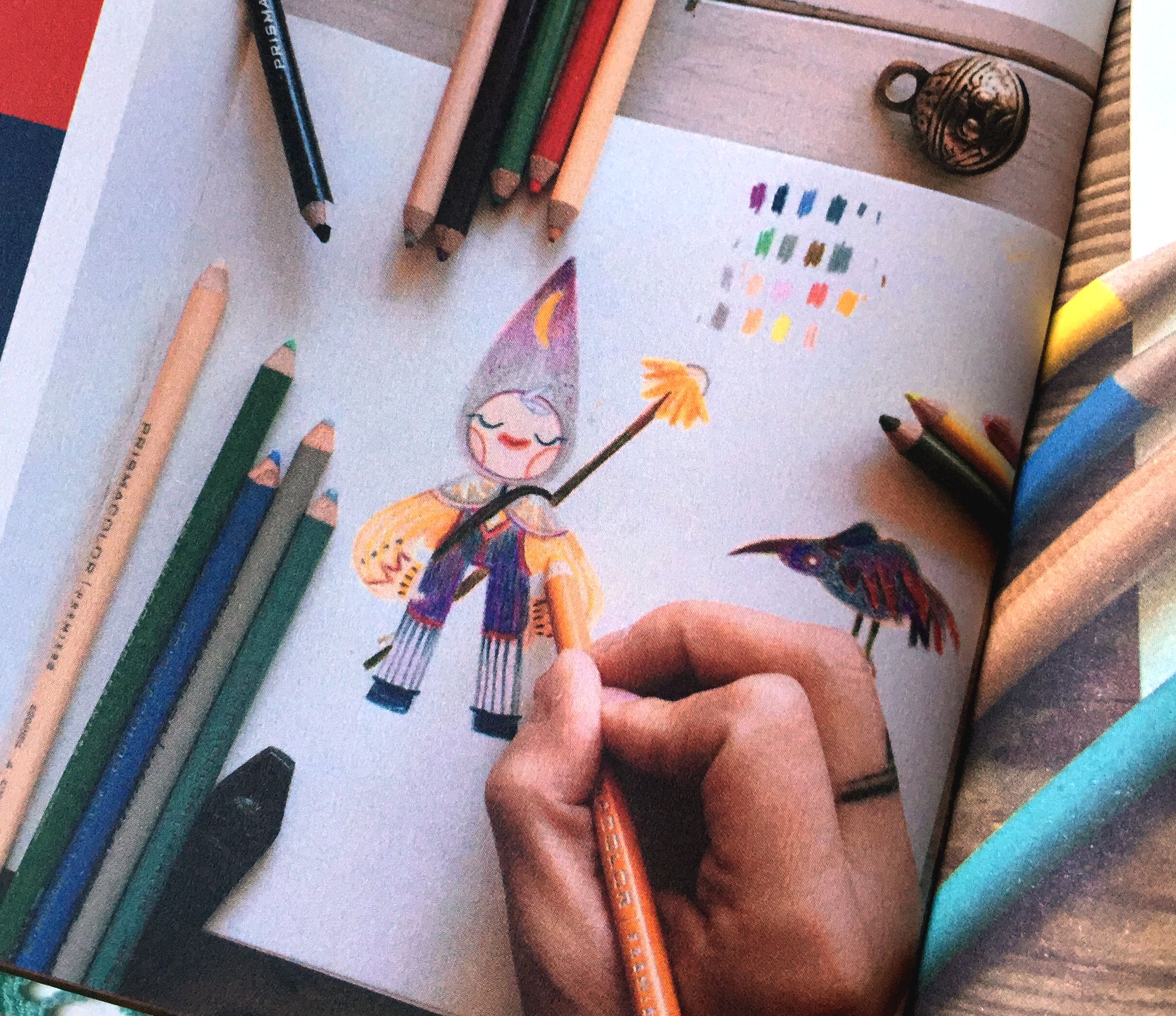 Wonder art book Beatrice Blue -