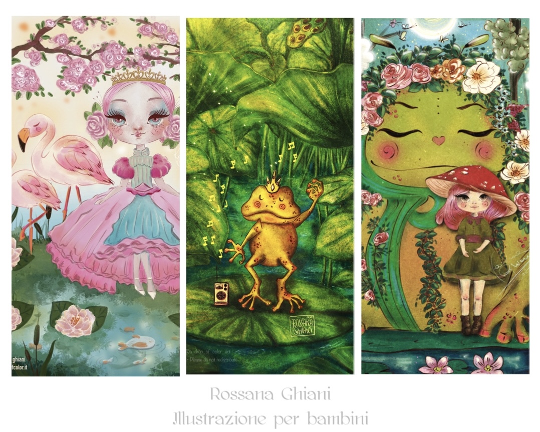 Illustrazioni di fantasia e per bambini: Rossana Ghiani illustratrice e creativa