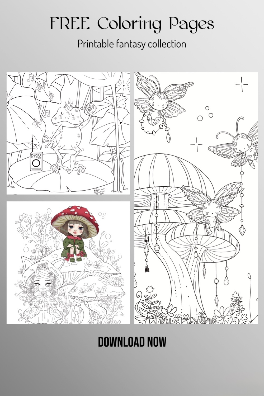 Disegni da colorare, fantasy Coloring page, free download, pagine da colorare gratuite
